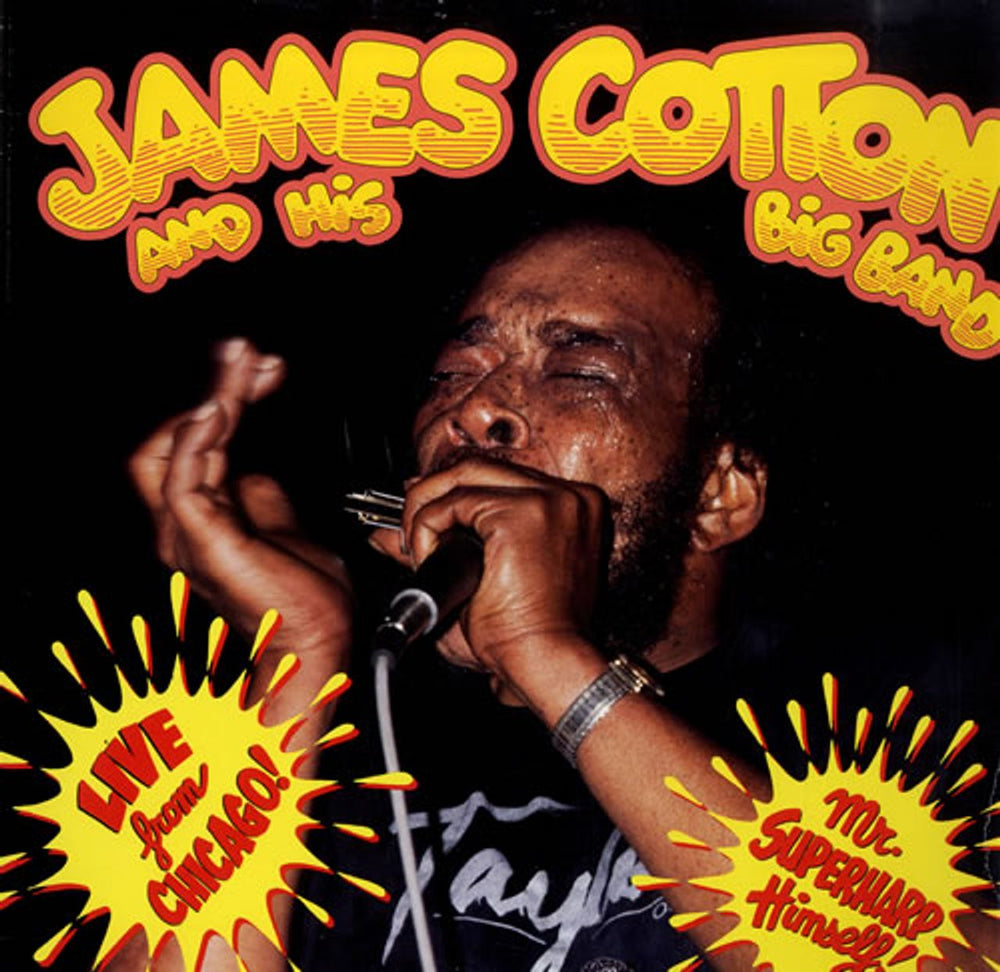 James Cotton Live From Chicago - Mr. Superharp Himself! UK vinyl LP album (LP record) SNTF47959