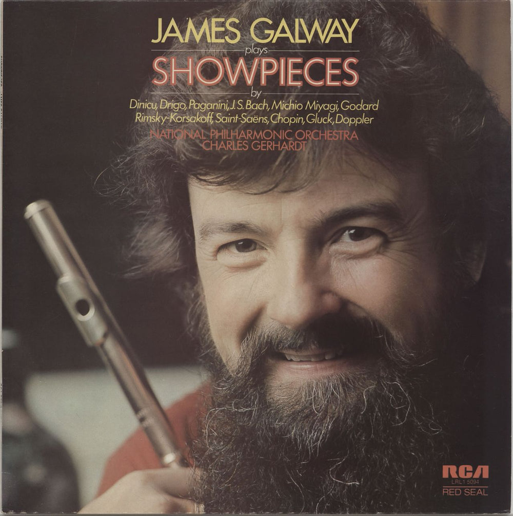 James Galway Showpieces UK vinyl LP album (LP record) RCALP3011