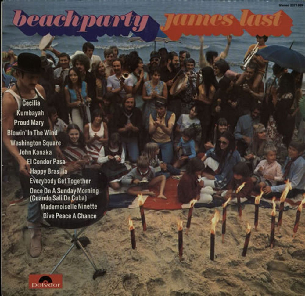 James Last Beachparty UK vinyl LP album (LP record) 2371039