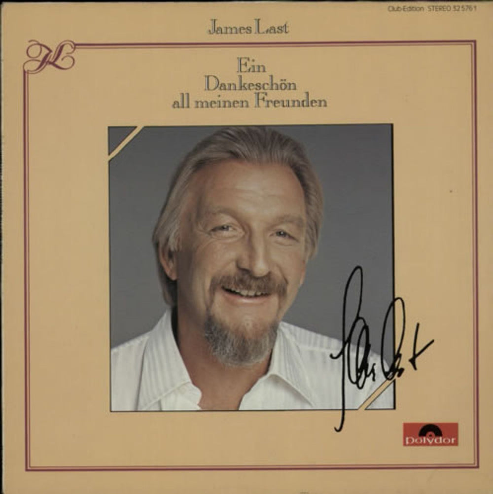 James Last Ein Dankeschon All Meinen Freunden German vinyl LP album (LP record) 325761