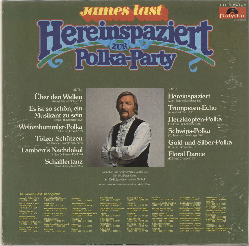 James Last Hereinspaziert zur Polka-Party - EX German vinyl LP album (LP record)