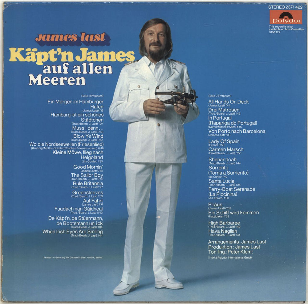 James Last Kapt´n James Auf Allen Meeren German vinyl LP album (LP record)