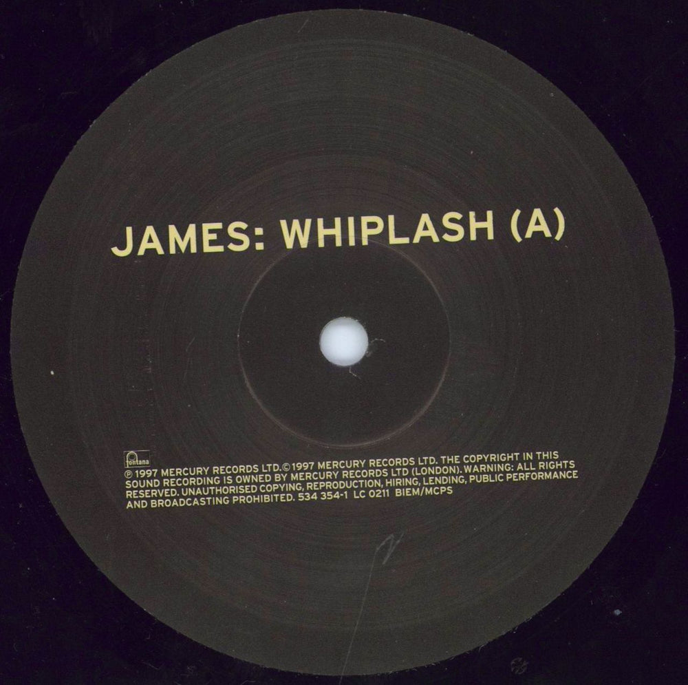 James Whiplash UK vinyl LP album (LP record) JMSLPWH286525