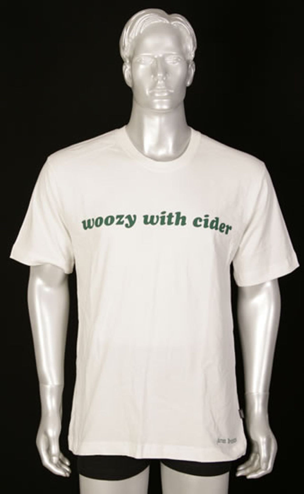 James Yorkston Woozy With Cider - Size Medium UK Promo t-shirt PROMO T-SHIRT