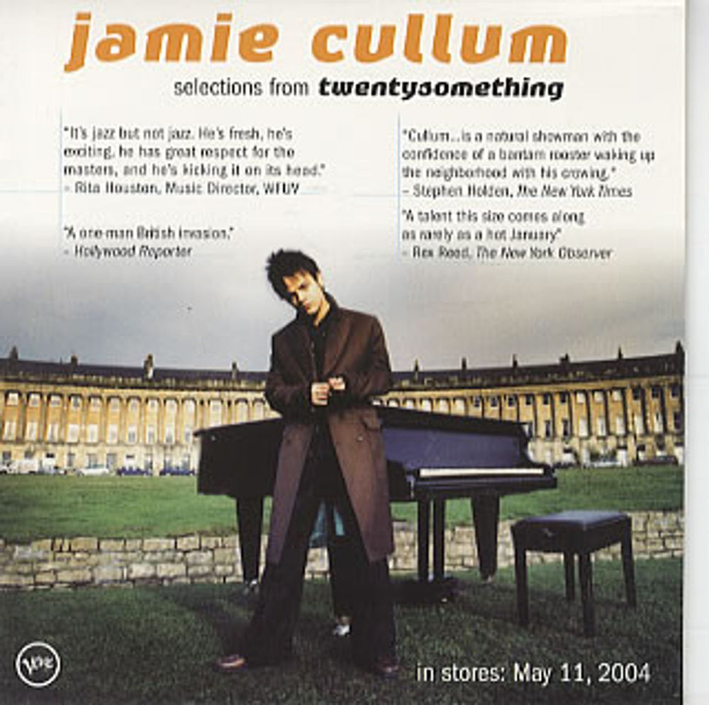 Jamie Cullum Selections From Twentysomething US Promo CD single (CD5 / 5") VERR01334-2