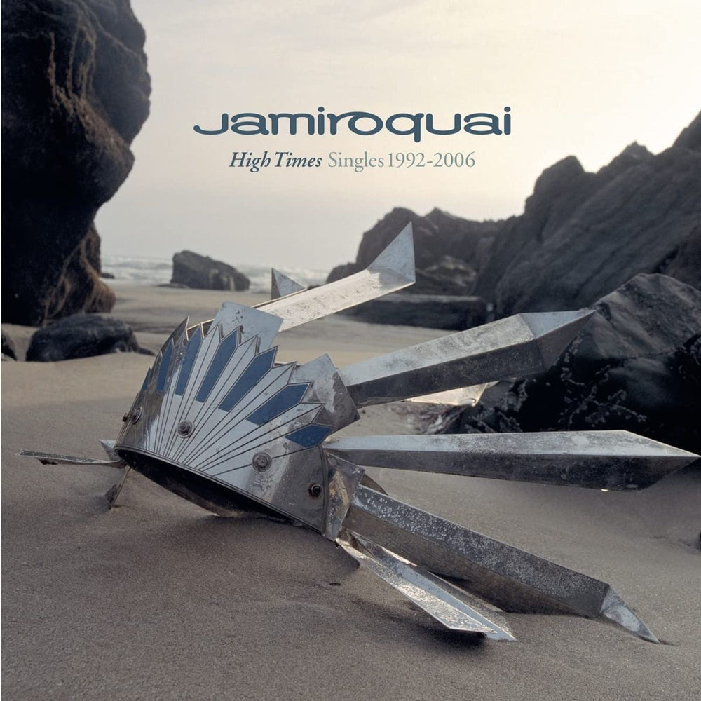 Jamiroquai High Times: The Singles 1992-2006 - Green Vinyl - Signed & Numbered - Sealed UK 2-LP vinyl record set (Double LP Album) JMQ2LHI803420