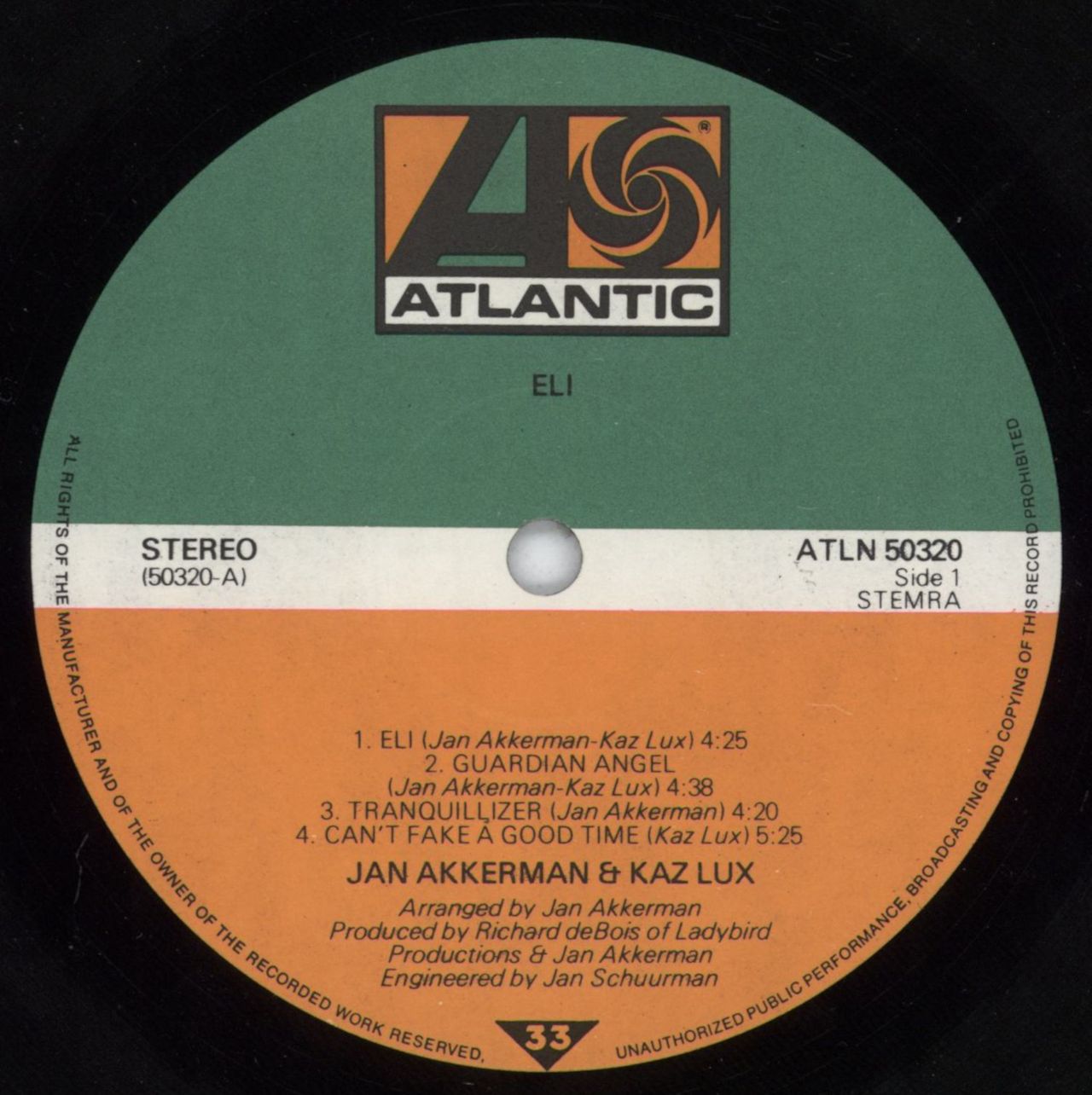 Jan Akkerman Eli Dutch Vinyl Lp — 1647