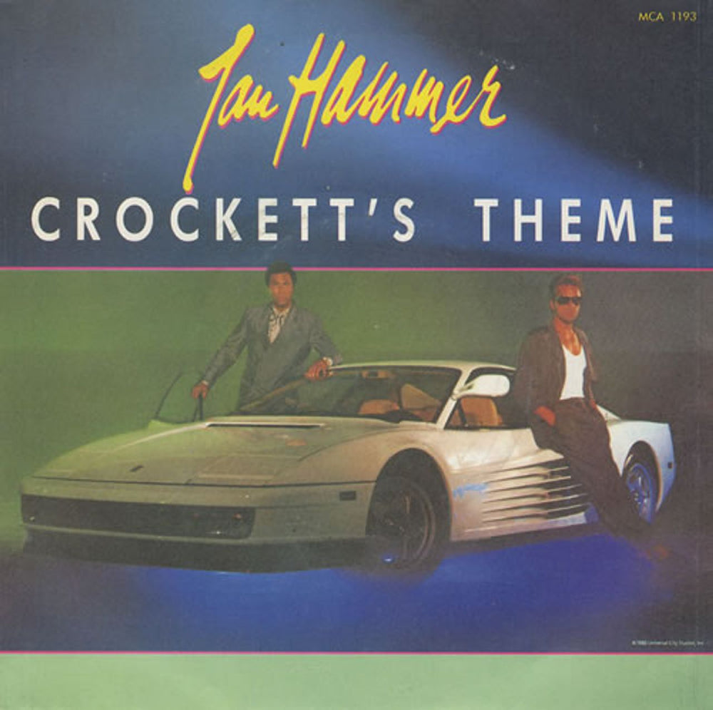 Jan Hammer Crockett's Theme UK 7" vinyl single (7 inch record / 45) MCA1193