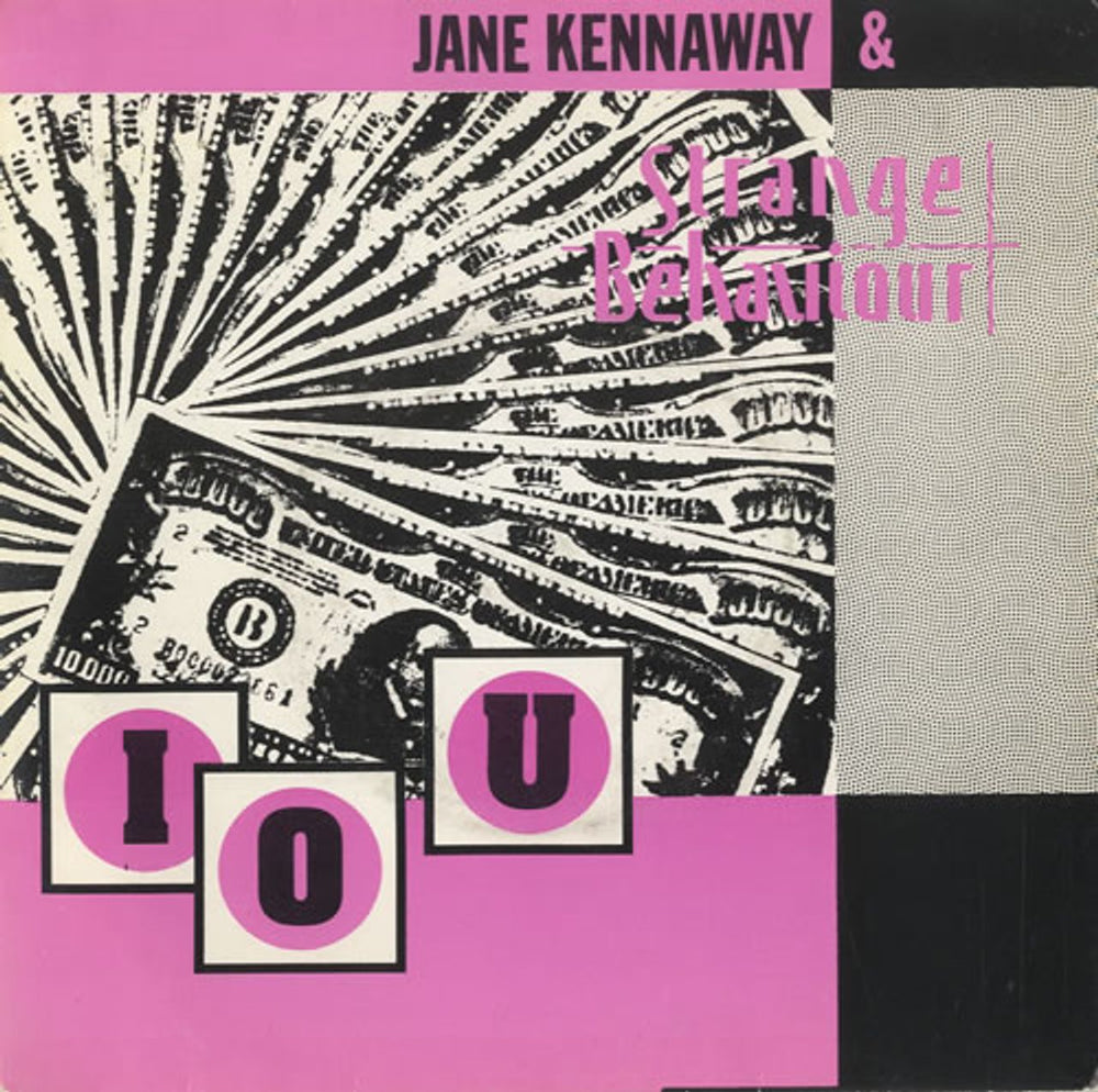 Jane Kennaway & Strange Behaviour IOU UK 7" vinyl single (7 inch record / 45) DM.436