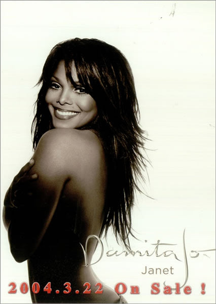 Janet Jackson Damita Jo Japanese Promo Handbill