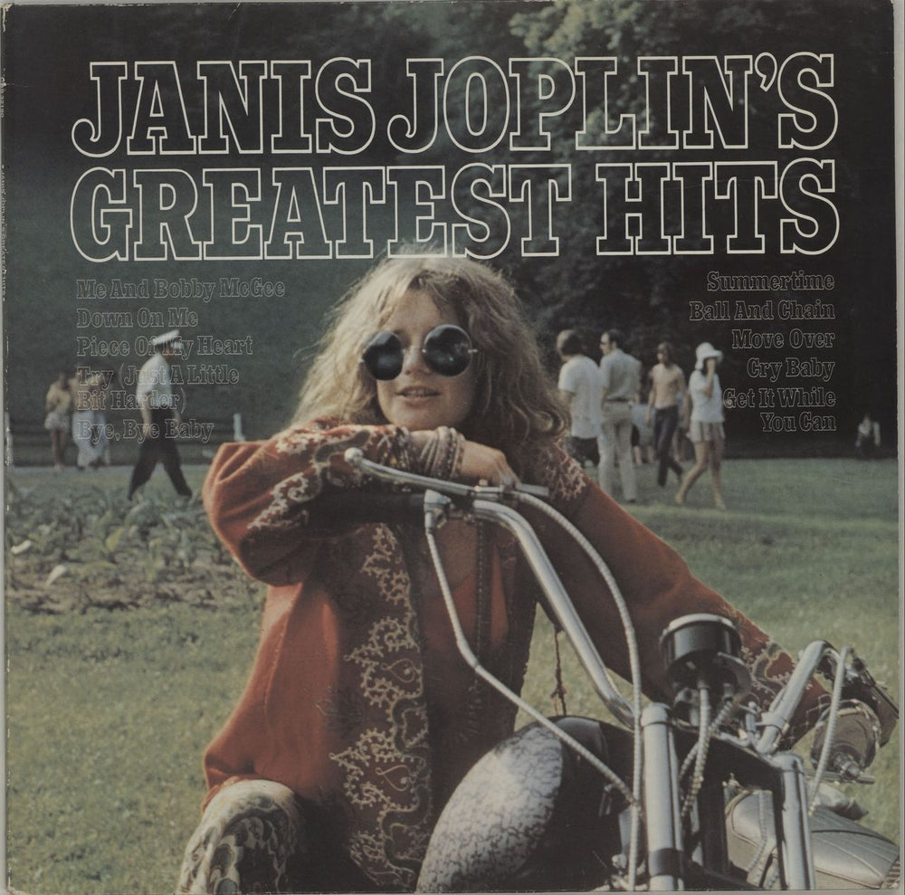 Janis Joplin Greatest Hits Dutch vinyl LP album (LP record) CBS32190