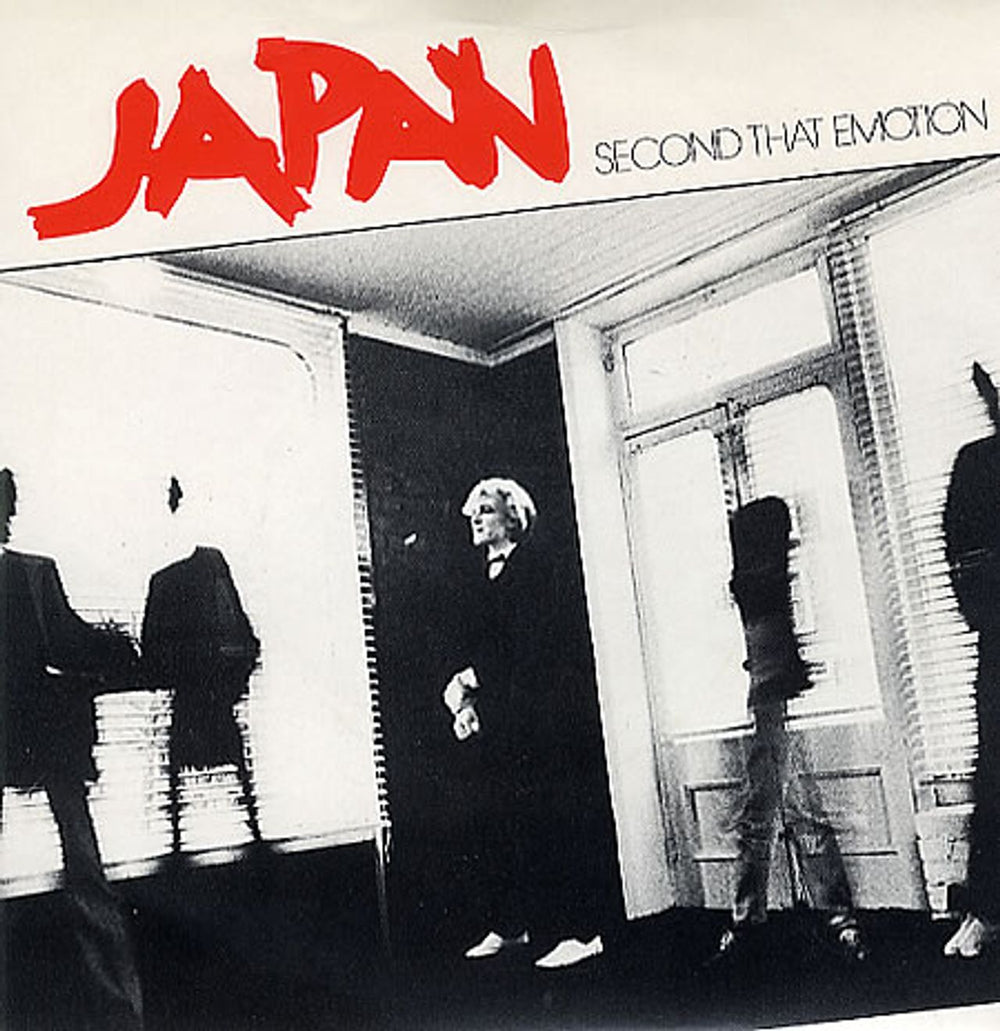 Japan I Second That Emotion - Red Vinyl UK 7" vinyl single (7 inch record / 45) AHA559