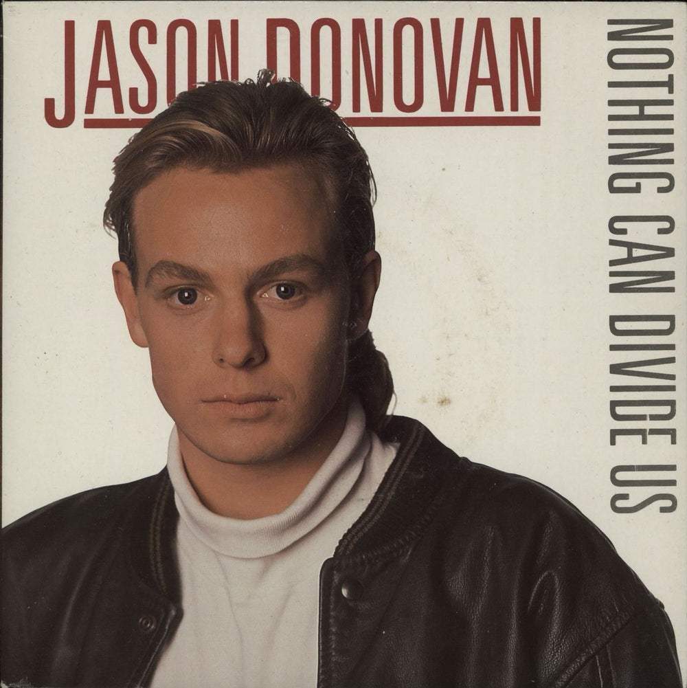 Jason Donovan Nothing Can Divide Us - Wide UK 7" vinyl single (7 inch record / 45) PWL17