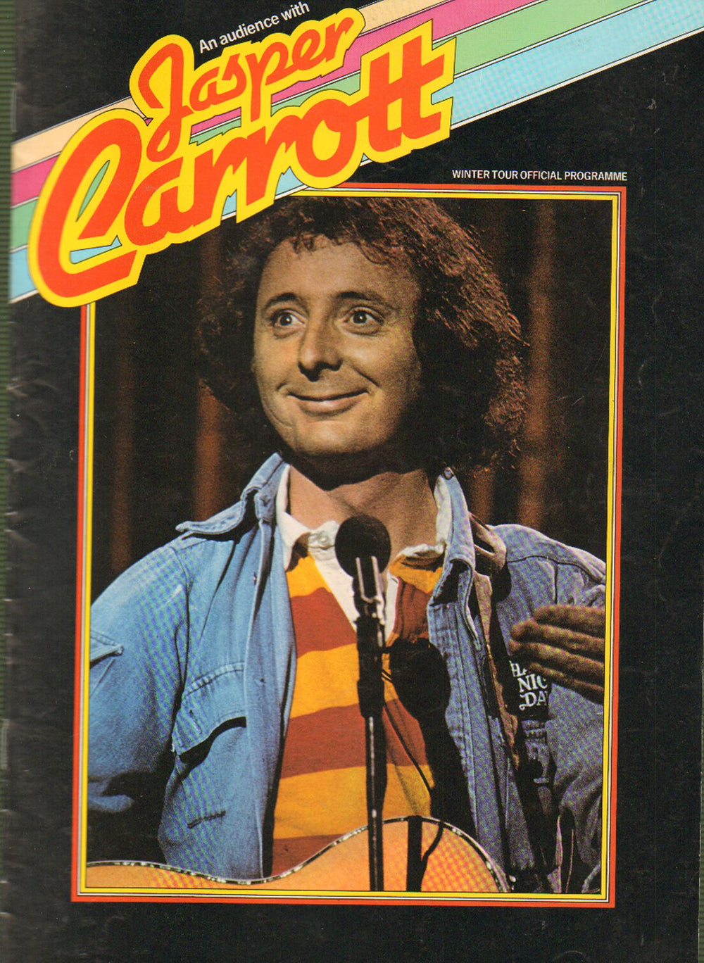 Jasper Carrott An Audience With Jasper Carrott - Autographed UK tour programme TOUR PROGRAMME