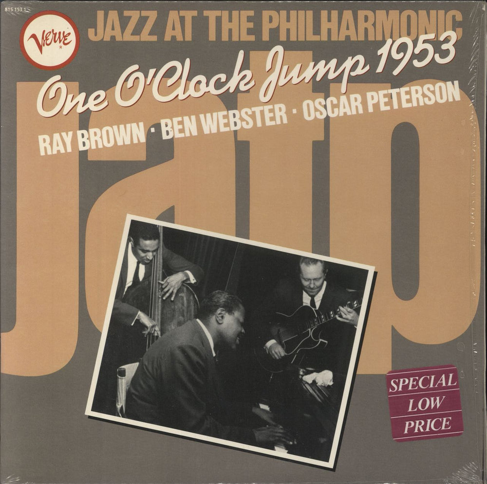 Jazz At The Philharmonic One O'Clock Jump 1953 US vinyl LP album (LP record) 8151531