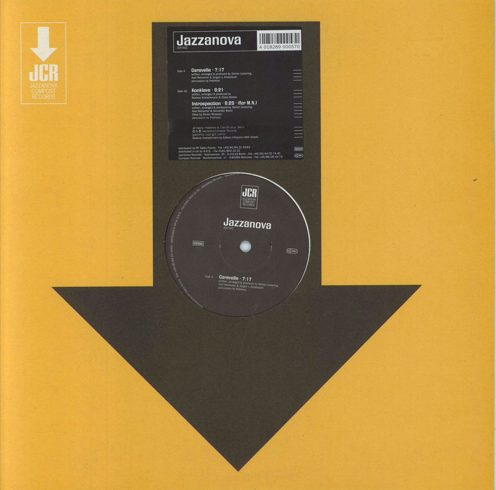 Jazzanova Reworks From Japan German 12" vinyl single (12 inch record / Maxi-single) JCR014