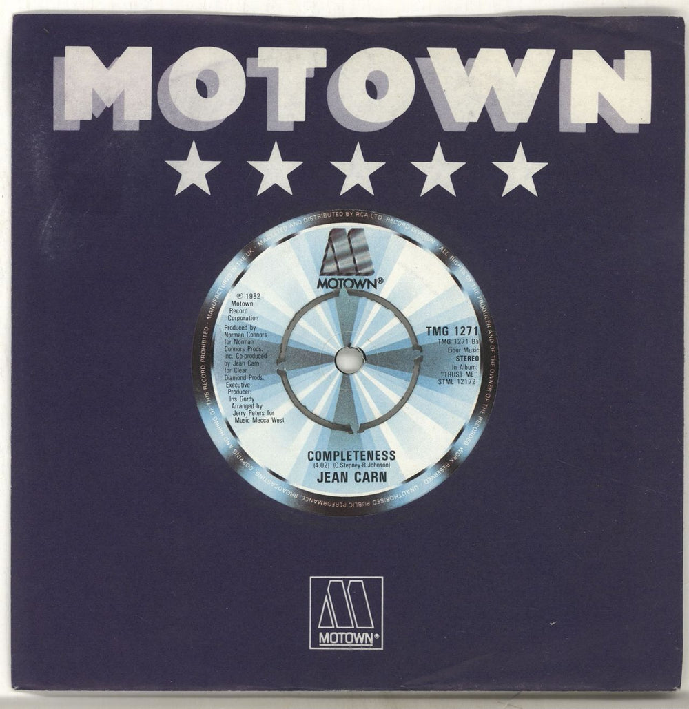 Jean Carn If You Don't Know Me By Now UK 7" vinyl single (7 inch record / 45) TMG1271