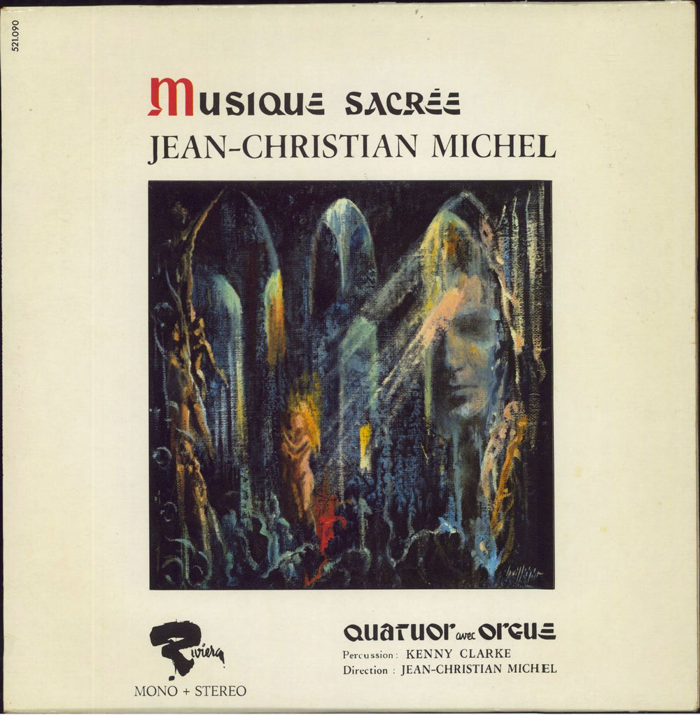 Jean-Christian Michel Musique Sacrée French vinyl LP album (LP record) 521.090