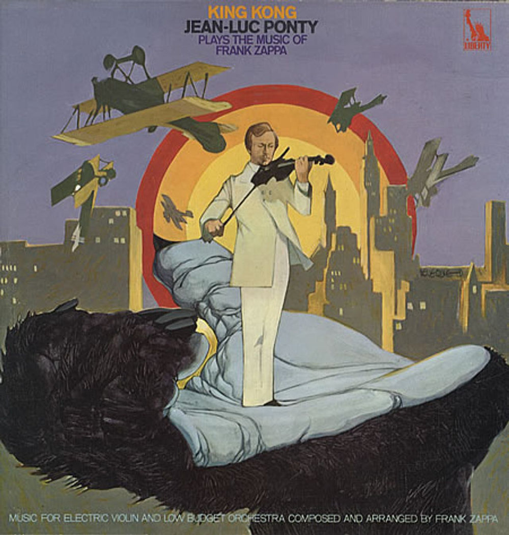 Jean-Luc Ponty King Kong UK vinyl LP album (LP record) LBS83375