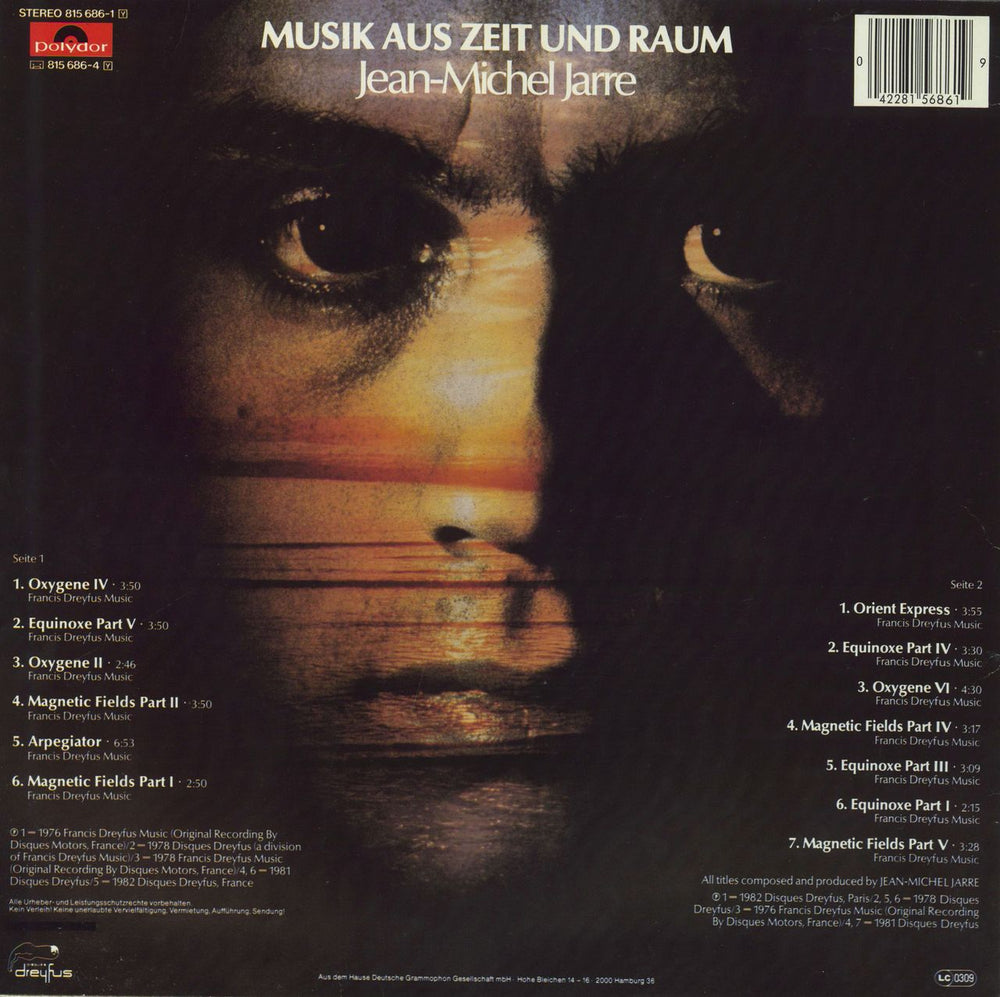 Jean-Michel Jarre Musik Aus Zeit Und Raum Dutch vinyl LP album (LP record) 042281568619