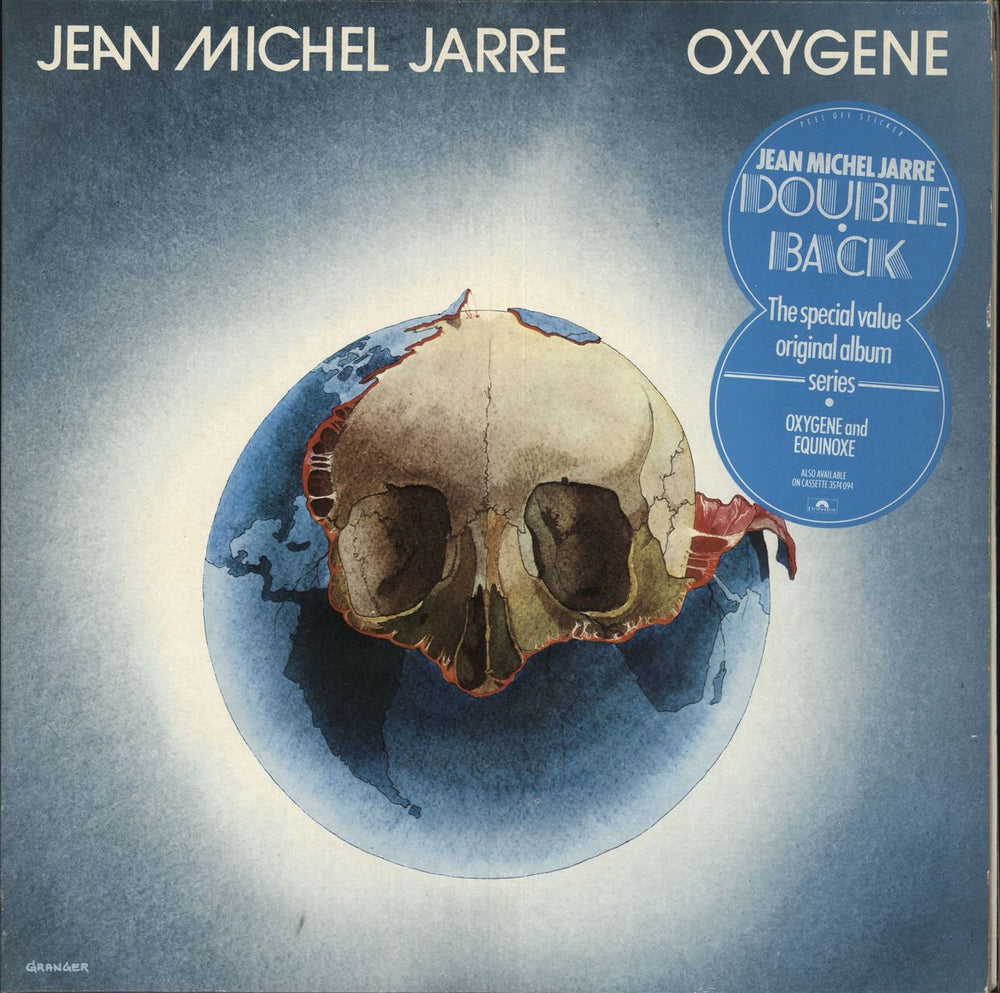 Jean-Michel Jarre Oxygene & Equinoxe - Hype sticker UK 2-LP vinyl record set (Double LP Album) 2683077