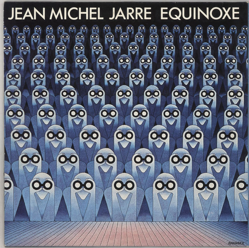 Jean-Michel Jarre Oxygene & Equinoxe - Hype sticker UK 2-LP vinyl record set (Double LP Album)