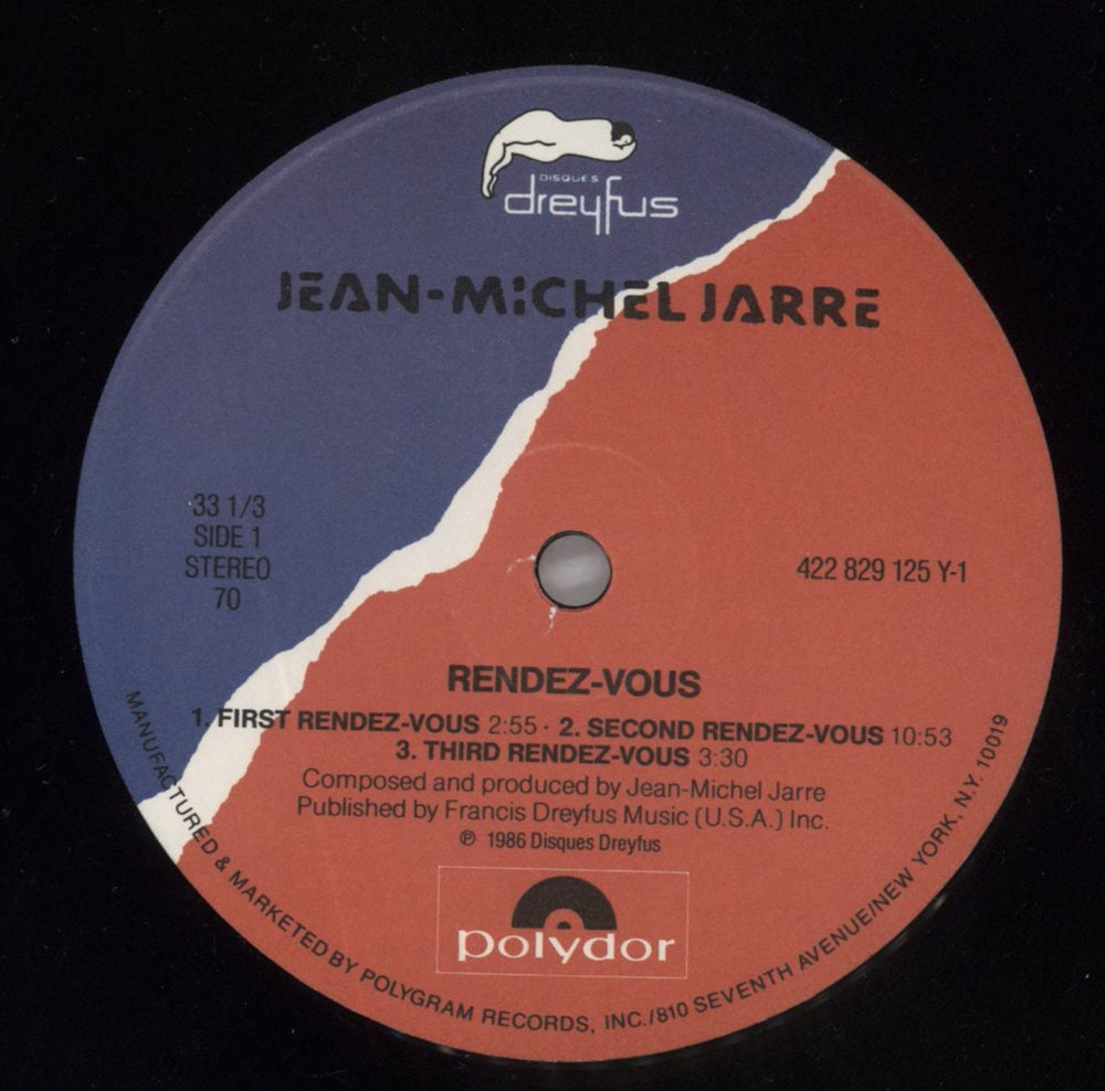 Jean-Michel Jarre Rendez-Vous - stickered shrink US vinyl LP album (LP record) JMJLPRE823487