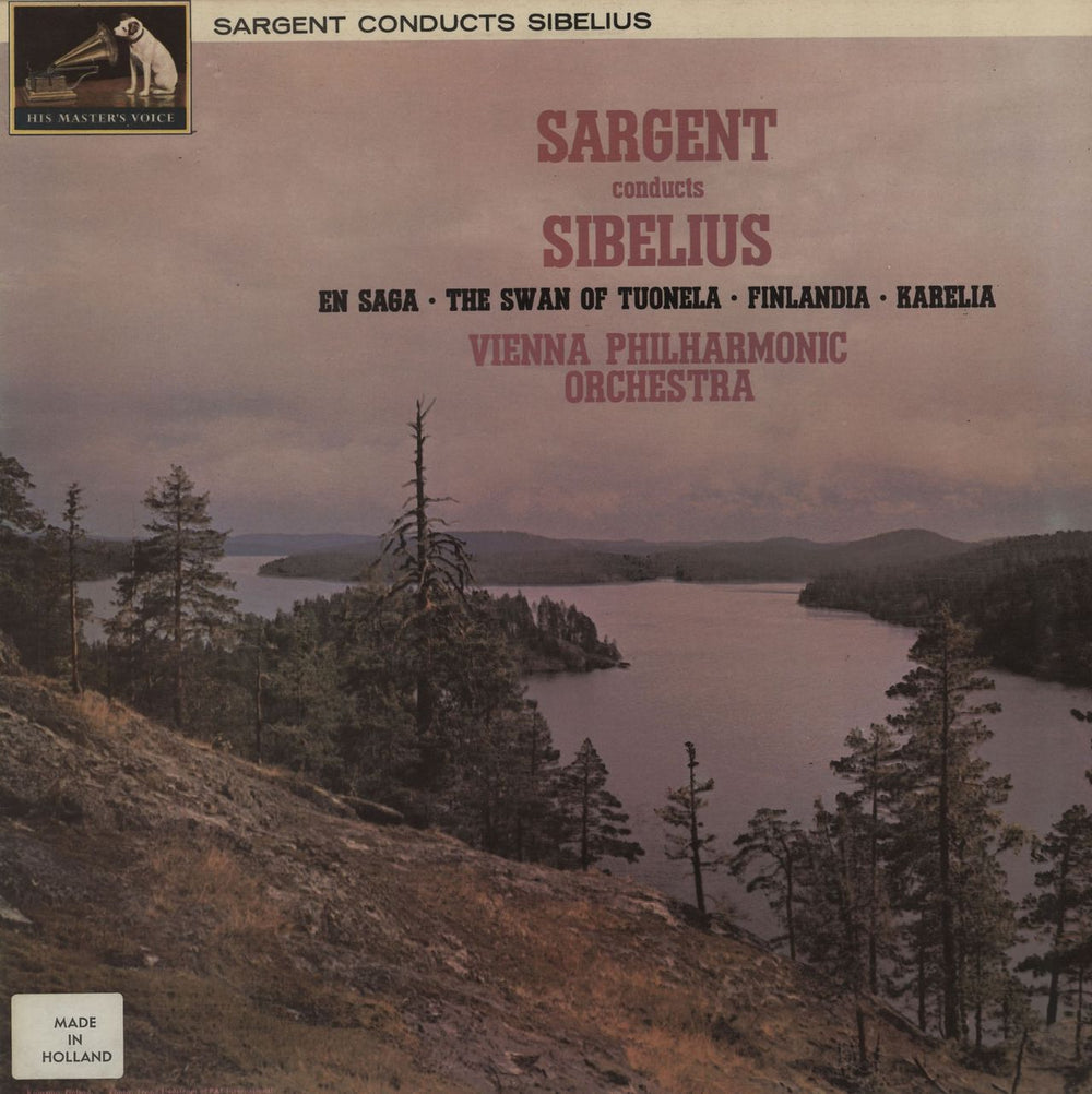 Jean Sibelius Sargent Conducts Sibelius - 3rd Dutch vinyl LP album (LP record) ASD541