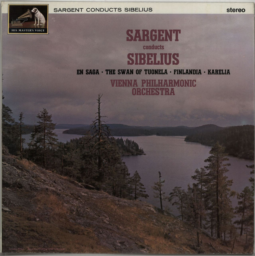 Jean Sibelius Sargent Conducts Sibelius - 3rd UK vinyl LP album (LP record) ASD541