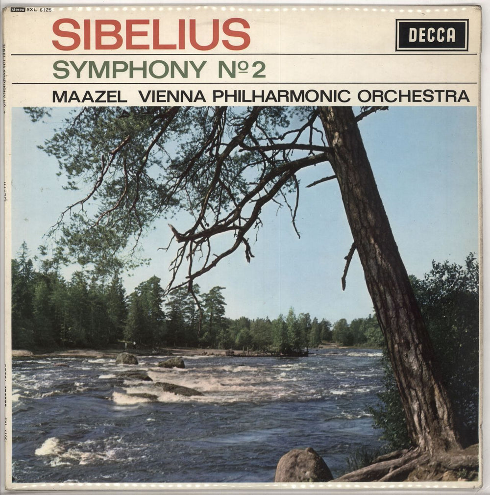 Jean Sibelius Symphony No. 2 UK vinyl LP album (LP record) SXL6125