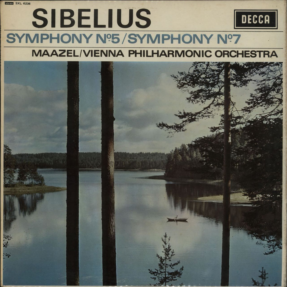 Jean Sibelius Symphony No. 5 / Symphony No. 7 - 2nd UK vinyl LP album (LP record) SXL6236