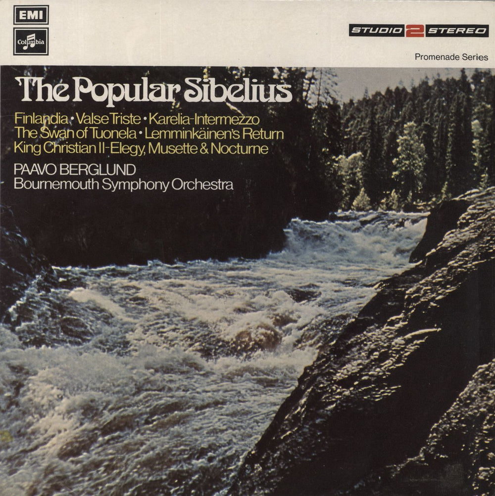 Jean Sibelius The Popular Sibelius UK vinyl LP album (LP record) TWO380