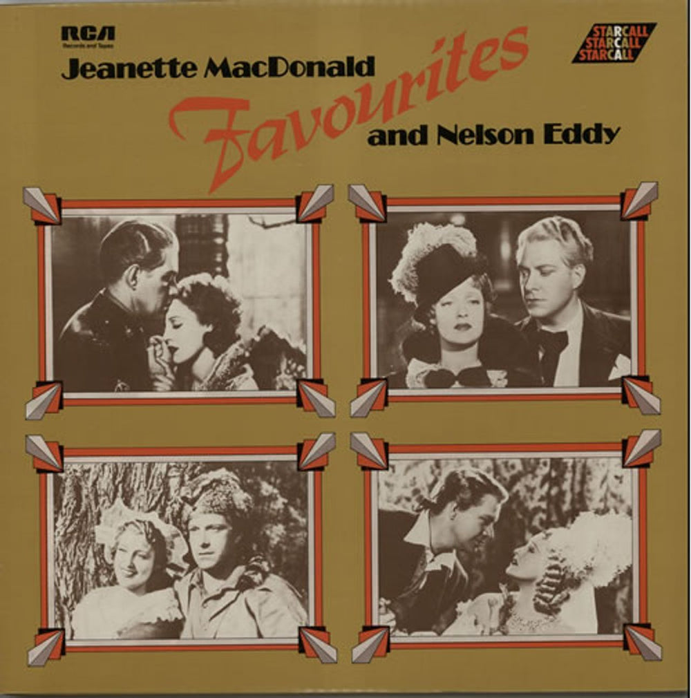 Jeanette MacDonald Favourites UK vinyl LP album (LP record) HY1018