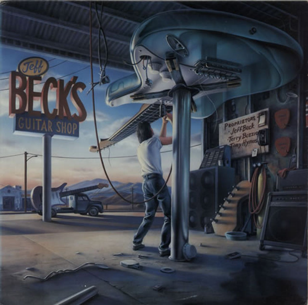 Jeff Beck Jeff Beck's Guitar Shop - Shrink US vinyl LP album (LP record) OE44313