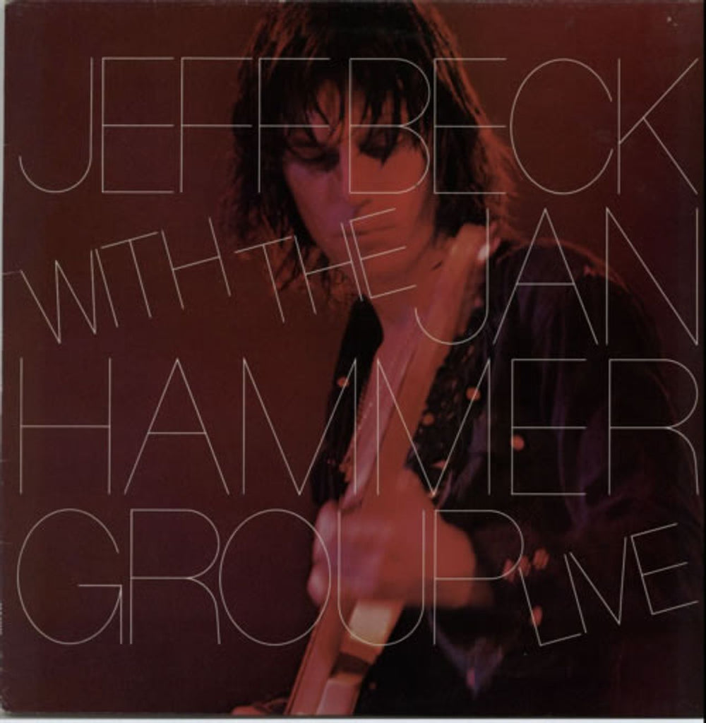 Jeff Beck Live - Blue Label UK vinyl LP album (LP record) EPC86025