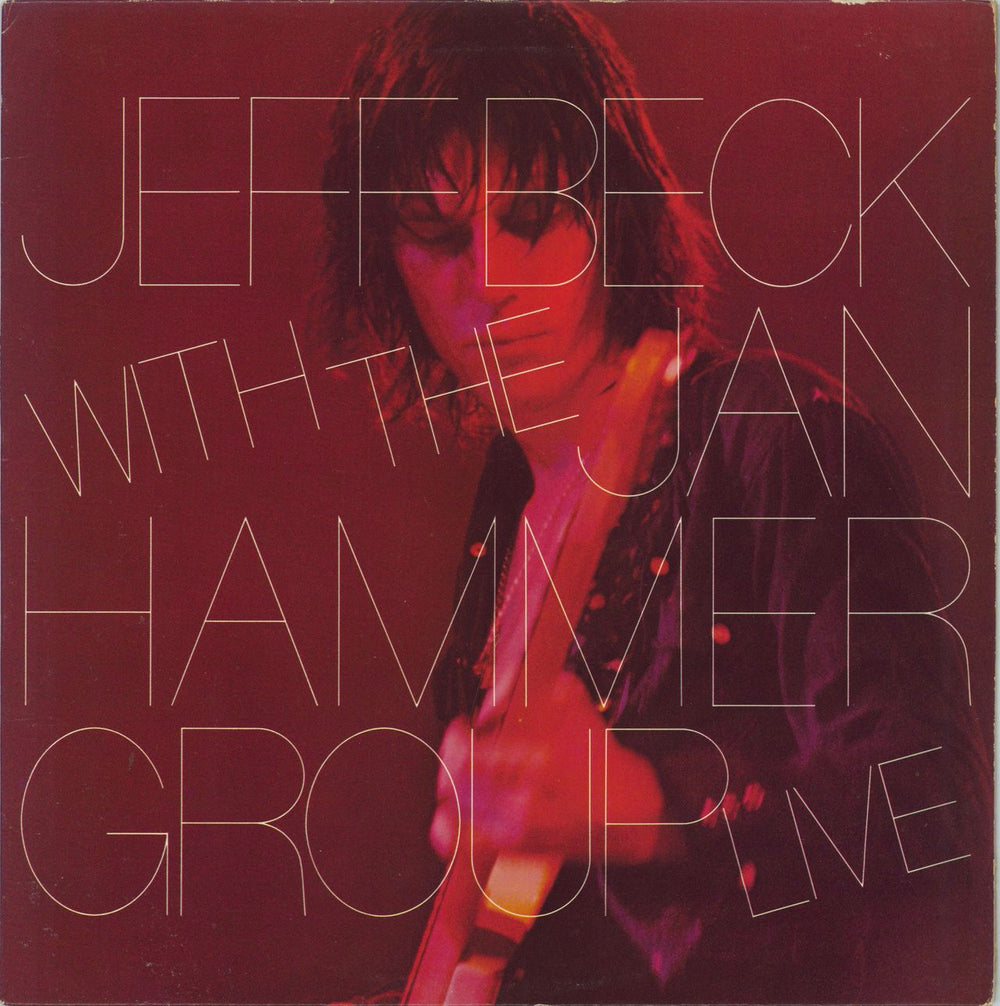 Jeff Beck With The Jan Hammer Group Live - Ex US vinyl LP album (LP record) PE34433