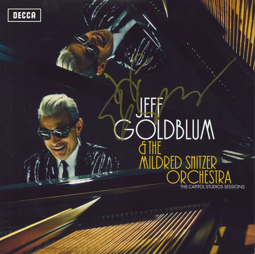 Jeff Goldblum The Capitol Studios Sessions - Autographed UK 2-LP vinyl record set (Double LP Album) 6792597