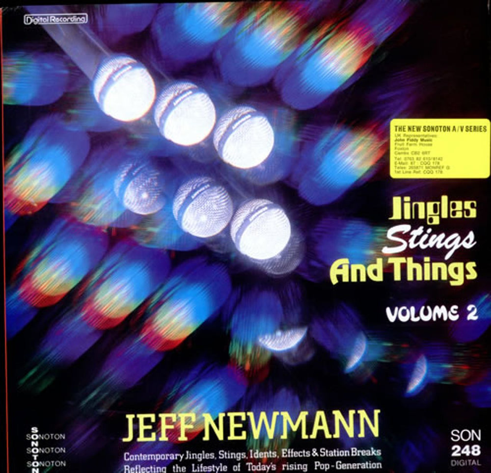 Jeff Newmann Jingles, Stings And Things Vol. 2 German vinyl LP album (LP record) SON248