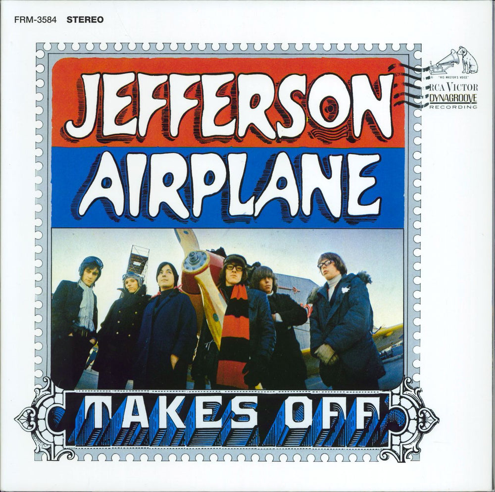 Jefferson Airplane Takes Off - Blue Vinyl US vinyl LP album (LP record) FRM-3584