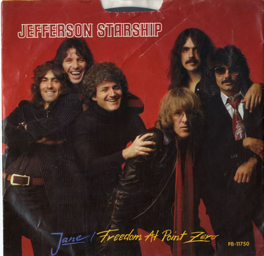 Jefferson Starship Jane - Wide + Sleeve US 7" vinyl single (7 inch record / 45) FB-11750