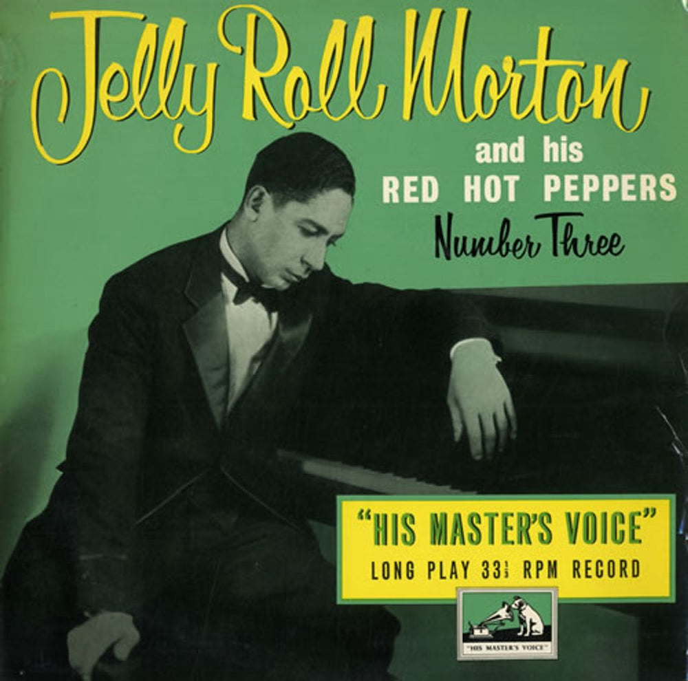 Jelly Roll Morton And His Red Hot Peppers Number Three UK 10" vinyl single (10 inch record) DLP1071