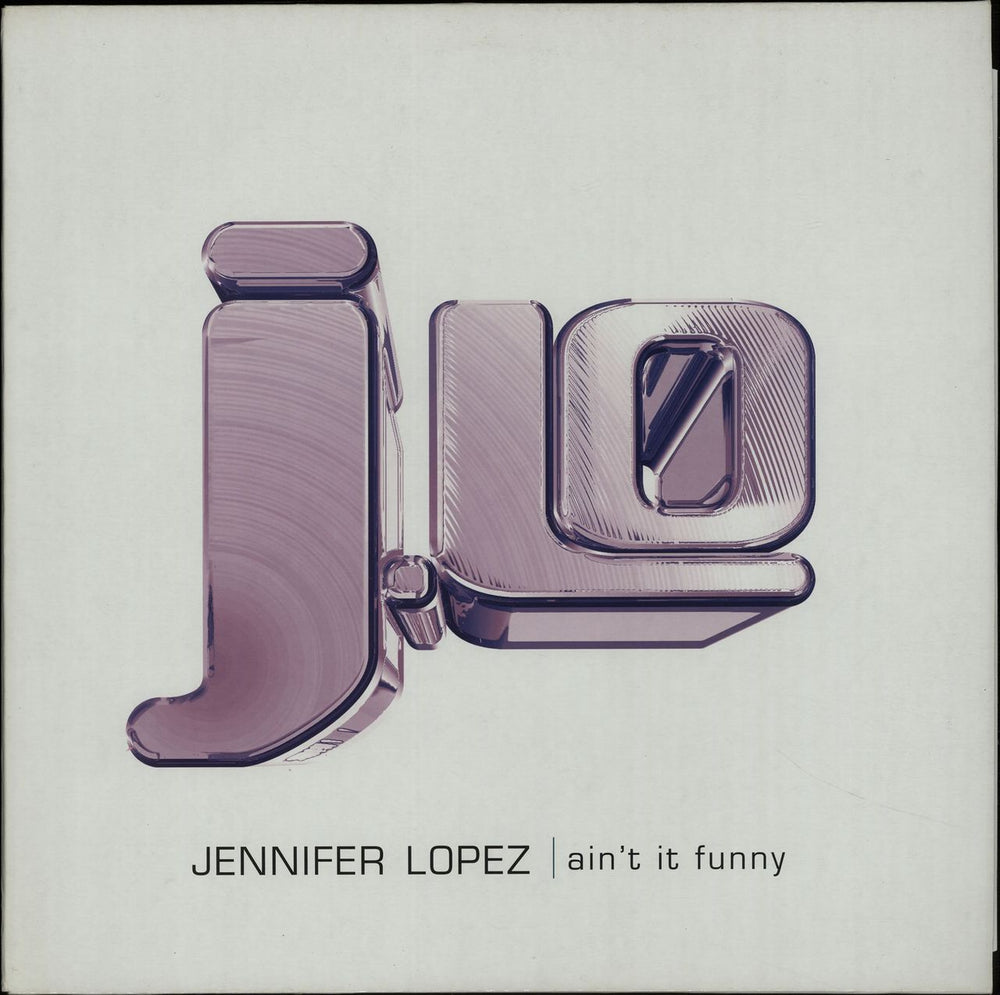 Jennifer Lopez Ain't It Funny UK Promo 12" vinyl single (12 inch record / Maxi-single) XPR3484