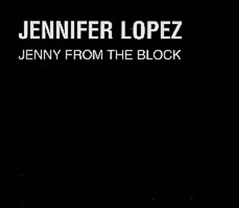 Jennifer Lopez Jenny From The Block UK Promo CD single (CD5 / 5") SAMPCS122411