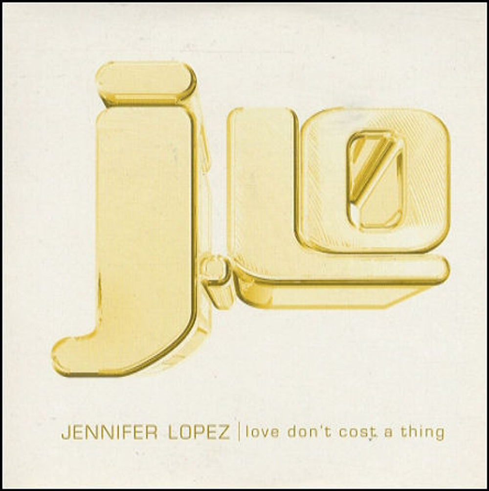 Jennifer Lopez Love Don't Cost A Thing UK Promo CD single (CD5 / 5") SAMPCS9194