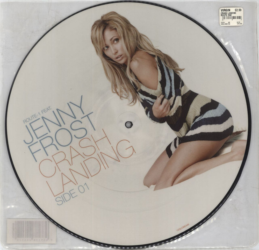 Jenny Frost Crash Landing UK 12" vinyl picture disc (12 inch picture record) 12GLOBE446