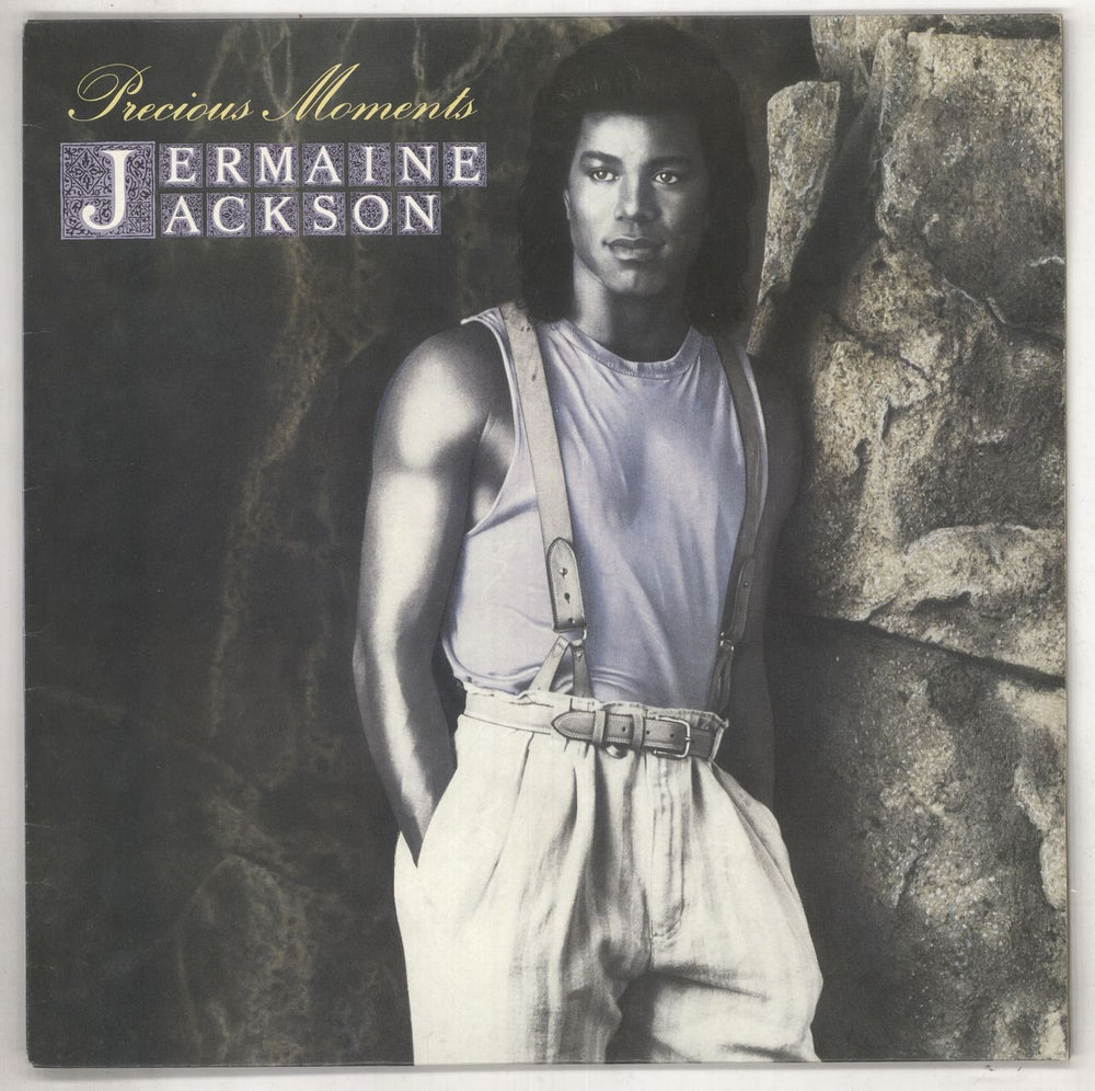 Jermaine Jackson Precious Moments Australian vinyl LP album (LP record) VPL17531