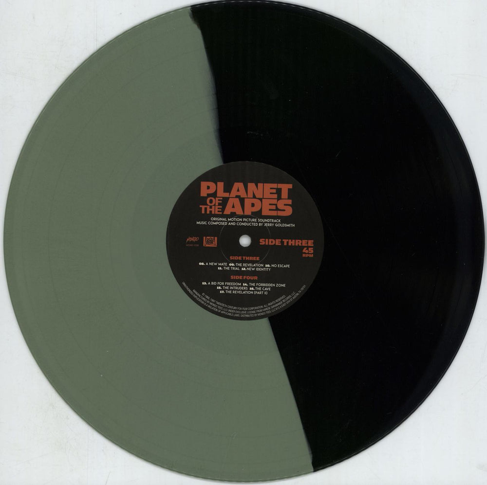 Jerry Goldsmith Planet Of The Apes - 180gm Purple/Black Split & Green/Black Split Vinyl US vinyl LP album (LP record)