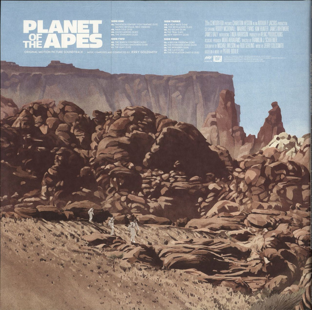 Jerry Goldsmith Planet Of The Apes US vinyl LP album (LP record)