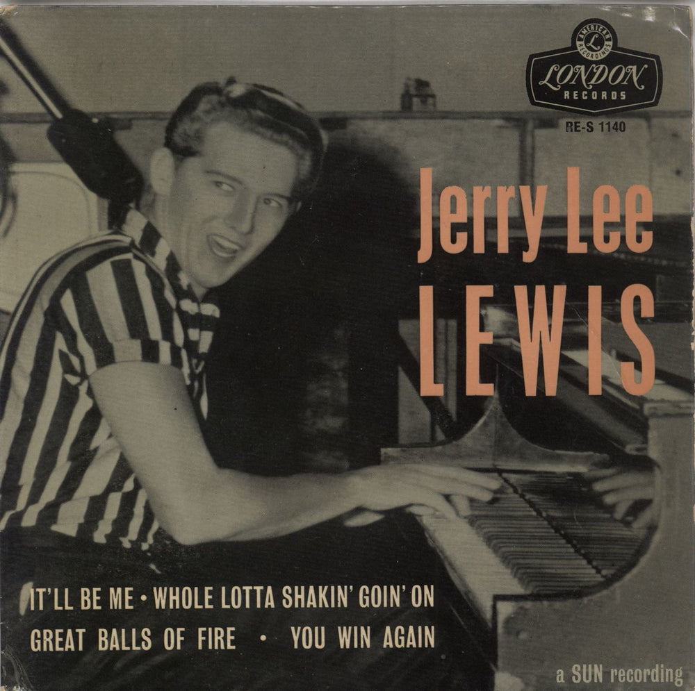 Jerry Lee Lewis Jerry Lee Lewis No. 1 EP - 2nd UK 7" vinyl single (7 inch record / 45) RES-S1140