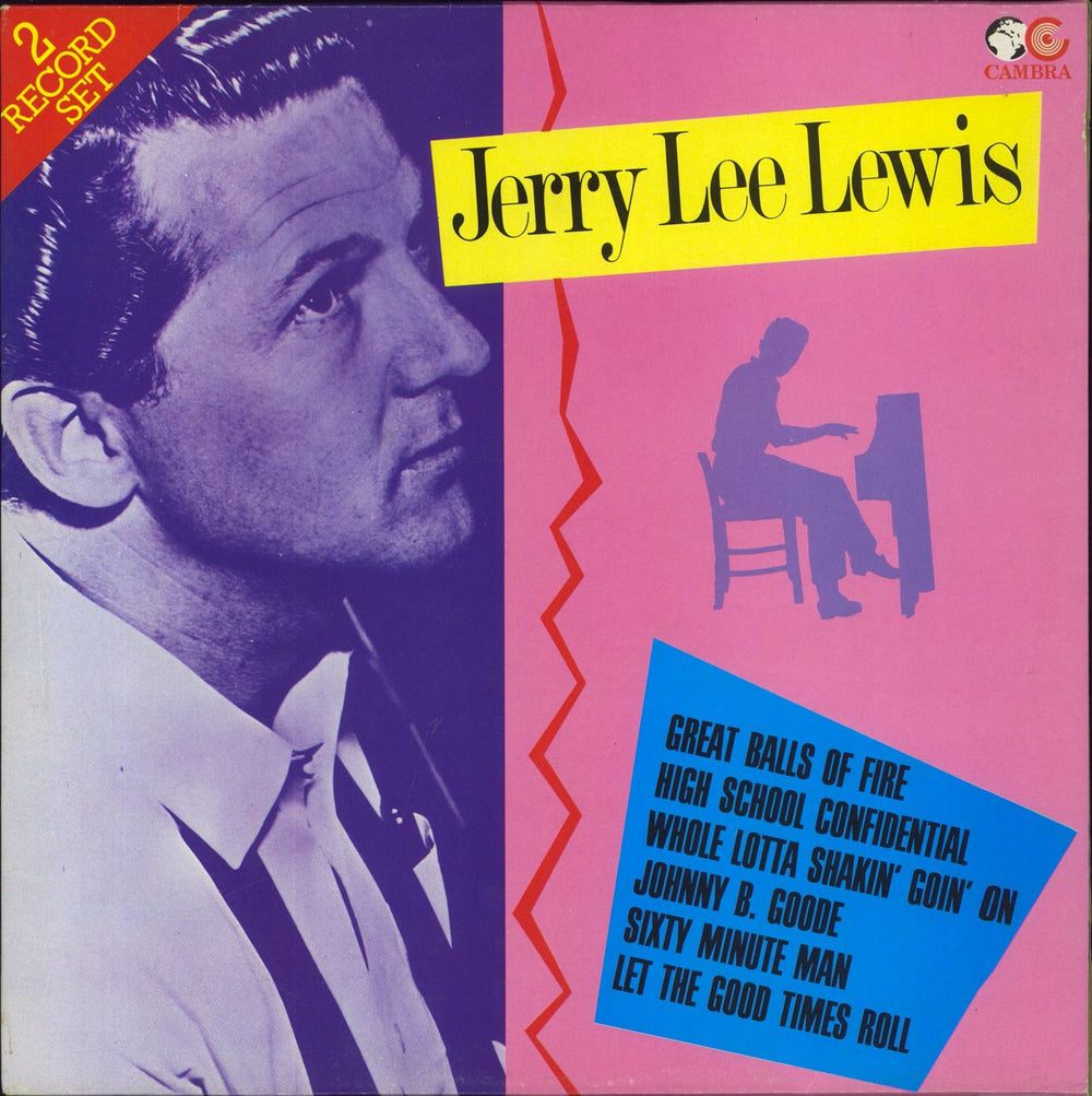 Jerry Lee Lewis Jerry Lee Lewis UK 2-LP vinyl record set (Double LP Album) CR100